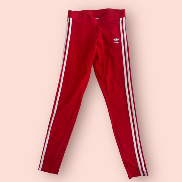 **SOLD** ADIDAS | Full length leggings Red 10 - Picture 5 of 10